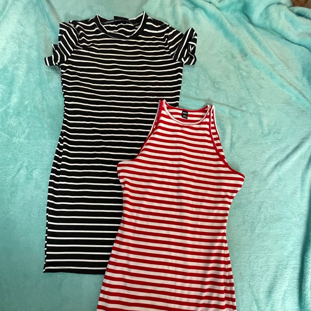 End of summer bundle! LP 2 Striped Summer dresses